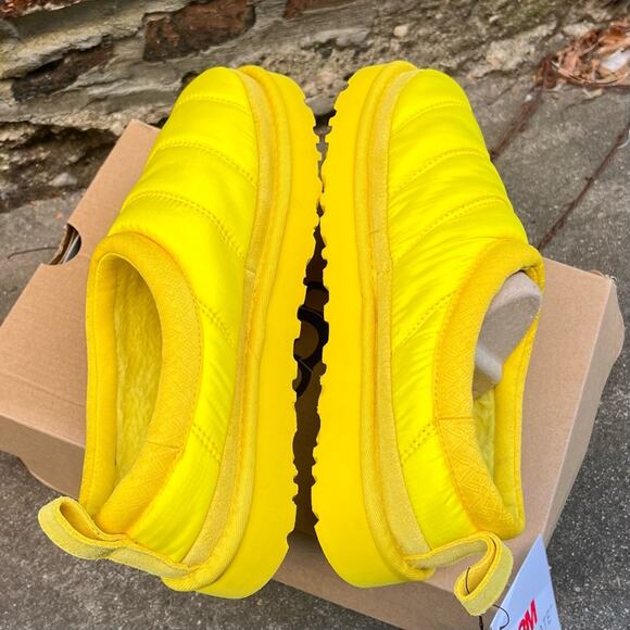 NEW Womens Size 7 UGG Tasman LTA Yellow Puffer Platform Slipper Slip On Shoes - Picture 7 of 9